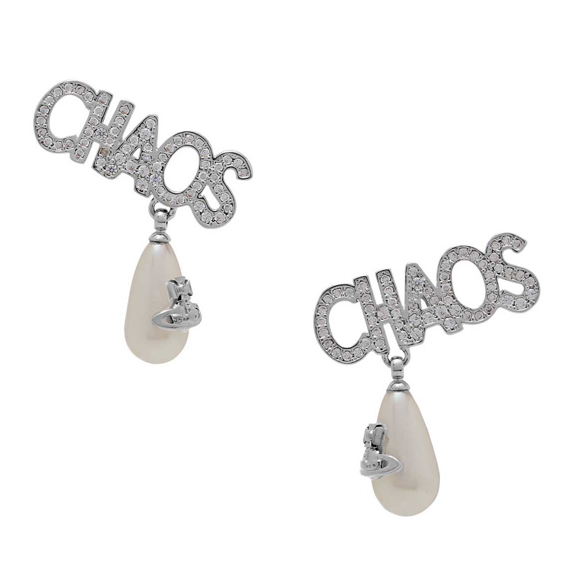 Vivienne Westwood Chaos Pearl Earrings
